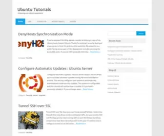 Ubuntu-Tutorials.com(Enhancing your Ubuntu experience) Screenshot