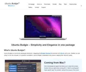 Ubuntubudgie.org(Ubuntu Budgie) Screenshot
