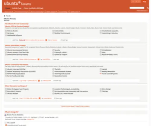 Ubuntuforums.org(Ubuntu Forums) Screenshot