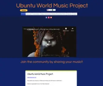 Ubuntumusic.org(Ubuntu World Music Project) Screenshot