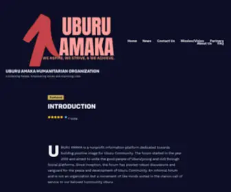 Uburuamaka.com(Connecting People) Screenshot