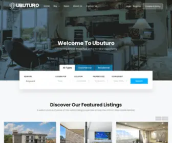 Ubuturo.com(Buy and Sell Real Estate in Africa) Screenshot