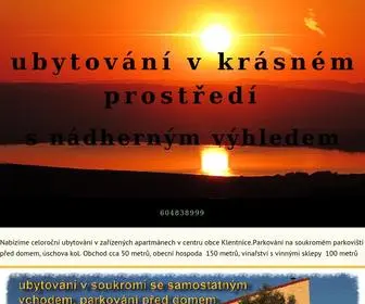 Ubytovani-Klentnice.cz(Ubytovani Klentnice) Screenshot