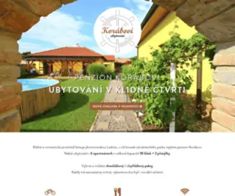 Ubytovani-Lednice.com(Penzion Korábovi) Screenshot