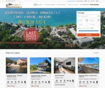 UbytovanivChorvatsko.cz(Ljetovanje u Hrvatskoj) Screenshot