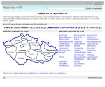UbytovanivCR.cz(UbytovanivCR) Screenshot