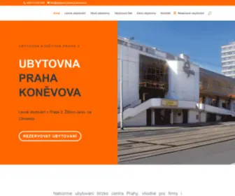 Ubytovna-Praha-Konevova.cz(Ubytovna) Screenshot