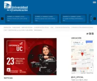 UC.edu.mx(Estudia licenciaturas especializadas en comunicación) Screenshot