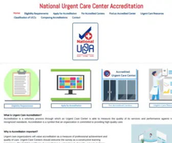 Ucaccreditation.org(National Urgent Care Center Accreditation) Screenshot