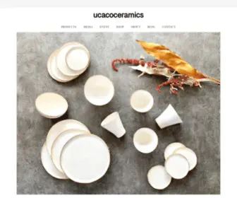 Ucacoceramics.com(ユカコセラミックスでは使いやすくスタイルのある普段使いの器を提案しています) Screenshot