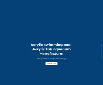 Ucacrylic.com(Acrylic Swimming Pool Aquarium) Screenshot