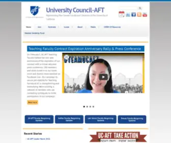 Ucaft.org(University Council) Screenshot