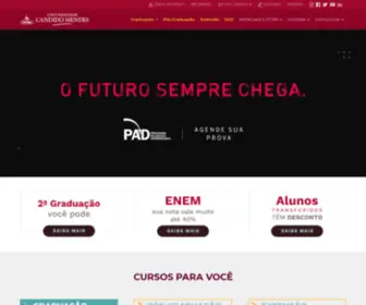Ucam.edu.br(Universidade Candido Mendes Home) Screenshot