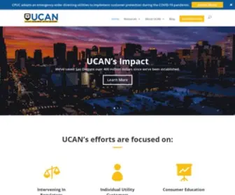 Ucan.org(Utility Consumers' Action Network) Screenshot