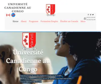 Ucanadian.org(Université Canadienne au Congo) Screenshot