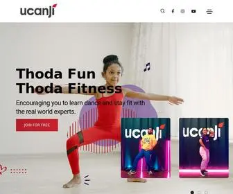 Ucanji.com(India's Leading Dance & Fitness Platform) Screenshot