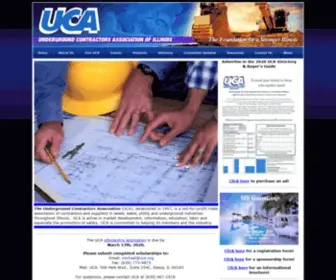 Uca.org(Underground Contractors Association of Illinois) Screenshot