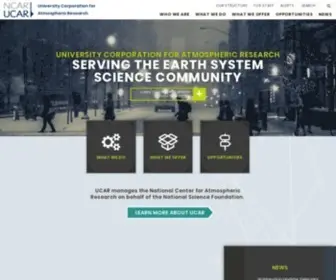 Ucar.edu(University Corporation for Atmospheric Research) Screenshot