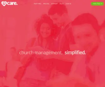 Ucareapp.com(Church management software simplified) Screenshot