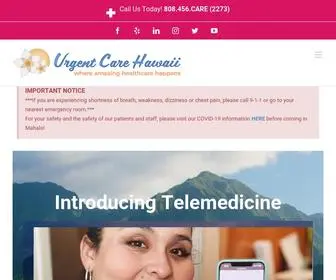 Ucarehi.com(Urgent Care Hawaii) Screenshot