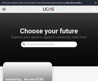 Ucas.com(At the heart of connecting people to higher education) Screenshot