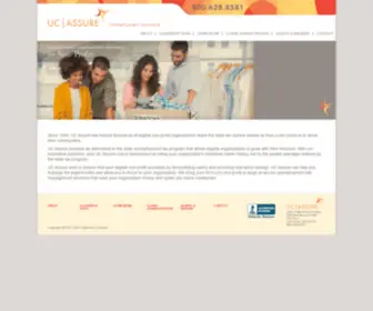 Ucassure.com(Nonprofit) Screenshot