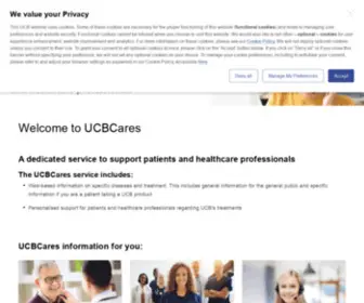 Ucbcares.co.uk(UCBCares©) Screenshot