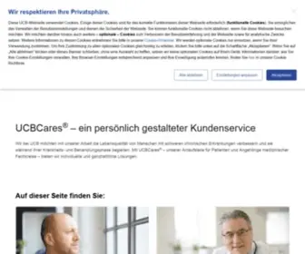 Ucbcares.de(UCBCares©) Screenshot