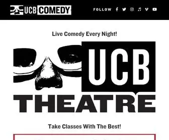 Ucbcomedy.com(The Upright Citizens Brigade) Screenshot