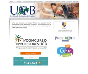 UCB.edu.co(Unión de Colegios Bilingües) Screenshot