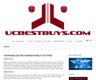 Ucbestbuys.com(Lightweight mobility scooters) Screenshot