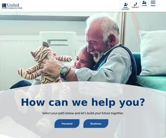 Ucbi.com(Personal and Business Banking) Screenshot