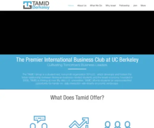 Ucbtamid.com(Berkeley TAMID) Screenshot