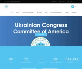 Ucca.org(Ukrainian Congress Committee of America) Screenshot