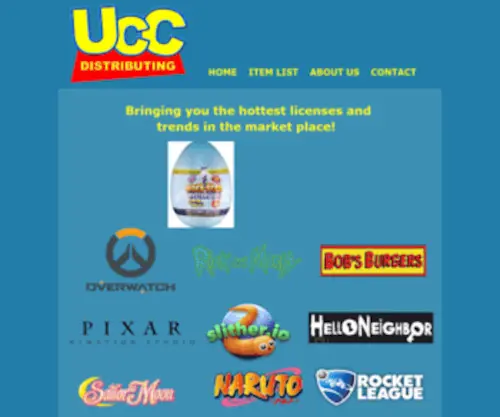 UcCDist.com(Ucc-distributing) Screenshot