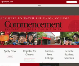 UCC.edu(Union County College) Screenshot