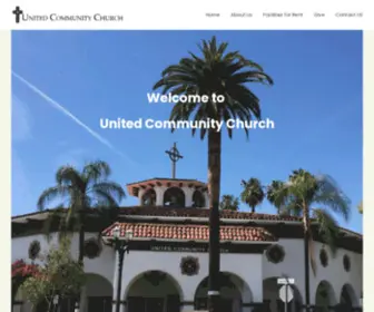 UccGlendale.com(United Community Church) Screenshot