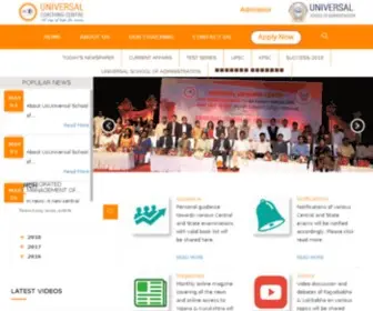 Uccindia.org(Universal Coaching Center) Screenshot