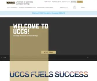 UCCS.edu(Home) Screenshot