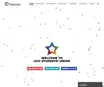 Uccsu.ie(UCC Student's Union) Screenshot