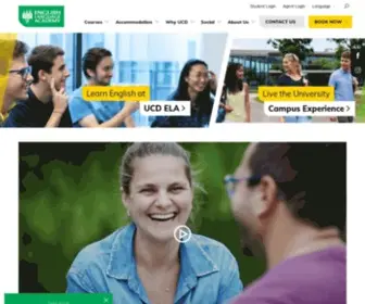 UCDela.com(UCD English Language Academy) Screenshot