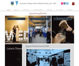 UCDmedicalsociety.com(UCD Medical Society) Screenshot