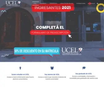 Ucel.edu.ar(Universidad del Centro Educativo Latinoamericano) Screenshot