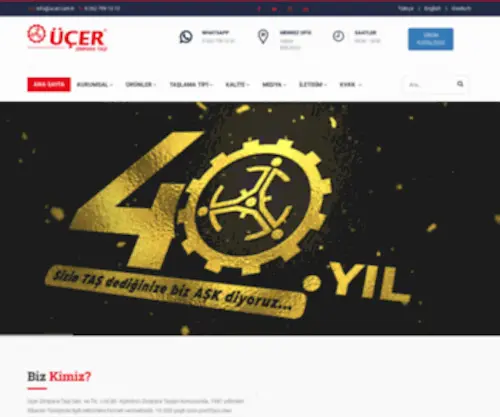 Ucer.com.tr(Üçer Zımpara Taşı) Screenshot