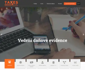 Ucetnictvitaxes.cz(Vedení účetnictví a zpracování daní) Screenshot