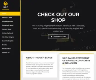 Ucfbands.com(UCF Bands) Screenshot