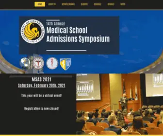 Ucfmsas.org(UCF Medical School Admissions Symposium) Screenshot