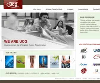 UCG.com(UCG portfolio of companies produce high quality products that help their respective customers inc) Screenshot