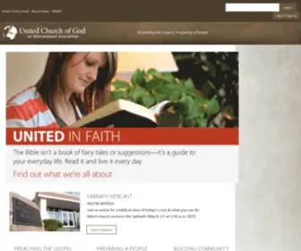 UCG.org(United Church of God) Screenshot
