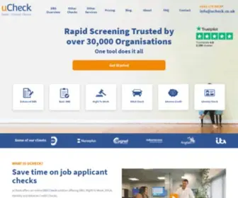 Ucheck.co.uk(UCheck’s government) Screenshot